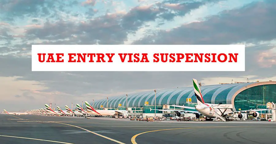 uae entry visa suspension