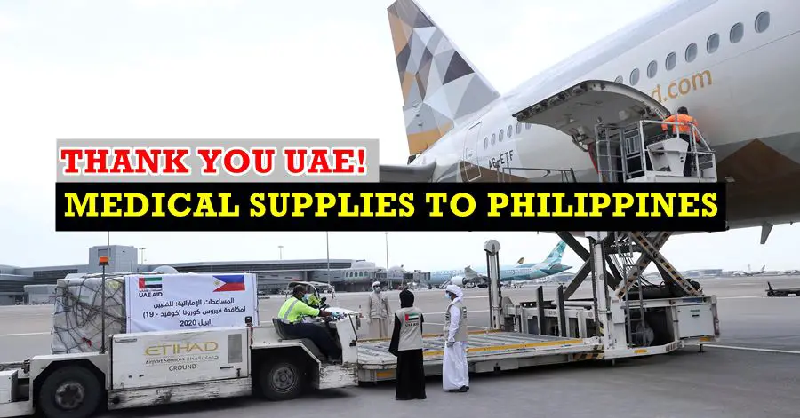 uae sends support to philippines
