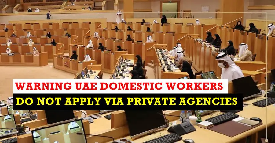uae domestic worker private agencies to shut down